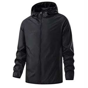 Chaqueta cortavientos Softshell de talla grande para hombre de diseño personalizado, impermeable para correr al aire libre, tejido de poliéster suave para invierno - Product Image 1