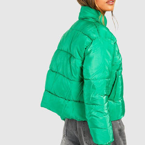 แจ็กเก็ตปลาปักเป้าผ้าซาตินสำหรับผู้หญิงน้ำหนักเบาให้ความอบอุ่นนุ่มลื่นส่งตรงจากโรงงาน - Product Image 6