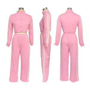 Conjunto Deportivo Informal de Dos Piezas para Mujer, Talla Grande, con Capucha, para Invierno, Transpirable, 100% Algodón, Chaqueta de Forro Polar y Pantalones Deportivos - Product Image 4