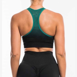 Sujetador Deportivo Personalizado para Mujer, de Alto Impacto, para Fitness y Yoga, Conjunto de Sujetadores Deportivos Sin Costuras, Tallas Grandes, Fabricante OEM - Product Image 3
