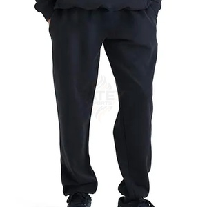 Nouvel ensemble de survêtement en coton respirant pour homme grande taille, pull et pantalon de jogging à capuche, personnalisable avec logo imprimé pour l'hiver - Product Image 3