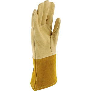 Gants de soudage en cuir confortables matériau souple anti-chaleur anti-coupure meilleure fabrication vente chaude prix de gros gant de soudage - Product Image 6