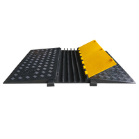 Rampe de câble en caoutchouc PVC industriel à 5 canaux conforme à la norme ADA