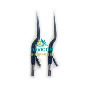 Pinzas de Coagulación Bipolares Aisladas Angulares y Obtusas con Canal de Succión Integrado para Epistaxis, Acero con Orificio de Corte, DAVICON, Longitud 19 cm - Product Image 6