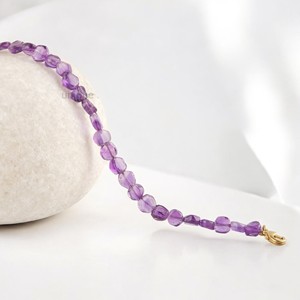 Awesome Amethyst <b>Bracelet</b> Statement Gold Plated Handmade Natural Beads <b>Gemstone</b> Jewelry 925 Sterling Silver <b>Bracelet</b> for Her - Product Image 2