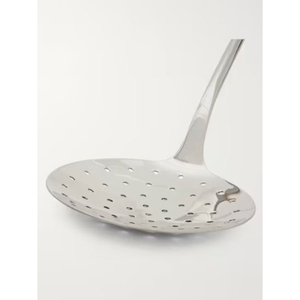 Elegante juego de servidor de pasta con mango de bambú, cabeza de acero inoxidable, cubiertos pulidos, cuchara, tornero sólido para servir elegante - Product Image 5