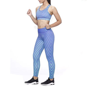 ชุดโยคะสำหรับผู้หญิงออกแบบได้ตามต้องการมีโลโก้ด้านหน้าแบบทึบ - Product Image 5