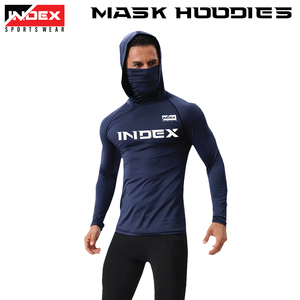 Full Zipper up Mask Men Hoodie Unisex Hip Hop Heavyweight Full Zip Hoodie Custom Oversized Hoodie 100% Cotton - Product Image 4