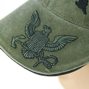 Mode 2026, denim classique brodé pour hommes et femmes, vintage, lavé, coton, ajustable, couleurs unies - Product Image 4