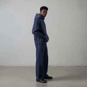 Chándal Informal Unisex XL Personalizado OEM, 100% Algodón Felpa Lavada, Corte Regular, Sudadera con Logotipo Bordado Personalizado, Talla Grande - Product Image 3