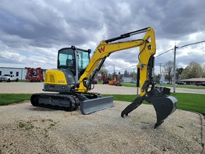 Miniexcavadora Wacker Neuson EZ50 HT18 con motor de núcleo de 800kg de peso operativo Yanmar 1.8ton y cubo nuevo para uso doméstico en granjas - Product Image 6