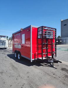 Camión de comida móvil de acero inoxidable totalmente equipado, personalizado, nuevo estado, remolques de venta de comida rápida, helados, panadería, tiendas de comida - Product Image 2