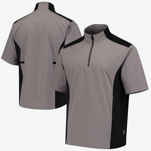 Custom OEM <b>Men's</b> Breathable Quick-Dry Quilted <b>Jacket</b> for Technology Stand Collar Zipper Pockets for <b>Summer</b> Sublimation - Product Image 3