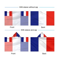 Drapeaux pliables personnalisés en polyester écologique, anti-plis, séchage rapide, doux, pour événements sportifs, vente en gros