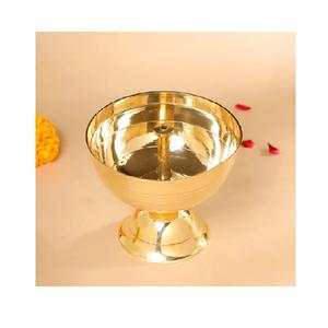 Grado de calidad de latón nandadeep Diya, 100% de latón natural, hecho a mano - Product Image 3