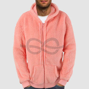 Sweat à capuche zippé en polaire color block pour homme, coupe ample, épais, rembourré en coton, chaud, style coréen, mode hiver, brodé, respirant - Product Image 4