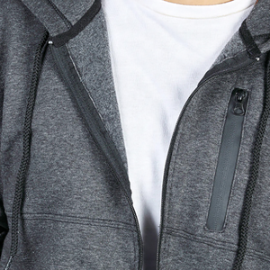 Chándal de algodón liso para hombre, conjunto de pantalones deportivos ajustados, mono, chándal, venta al por mayor - Product Image 6