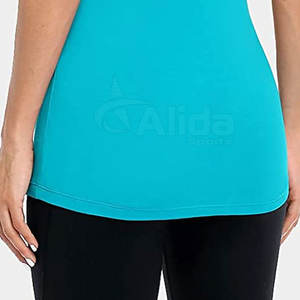 Vente chaude Dernier style Femmes Débardeur Coton Polyester Gym Fitness Porter Femmes Débardeur - Product Image 6