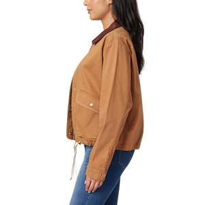 La última chaqueta de invierno para mujer, tela de lona de algodón transpirable a prueba de viento, estilo bombardero, nueva moda - Product Image 3