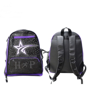 Sac à dos de cheerleading léger et de haute qualité avec paillettes, sac à dos de sport décontracté, sac de voyage scintillant, sac de cheerleading tendance pour les jeunes filles - Product Image 1