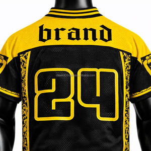 Maillot de football et de football américain pour homme Cumton, en maille perlée avec empiècements et double couche de maille, avec livraison et expédition - Product Image 5