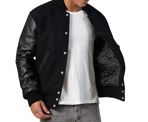 Veste à capuche matelassée de baseball universitaire en édition limitée avec un design héritage, toile 100% coton, logo frontal unisexe - Product Image 2
