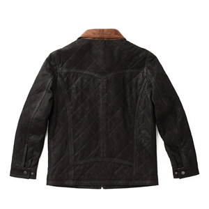 Vêtements de sport pour hommes Nouvelle arrivée Veste en daim pour hommes - Daim véritable Style classique et parfait pour les occasions décontractées et formelles Veste pour hommes - Product Image 3