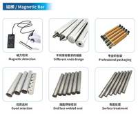 Barres filtrantes magnétiques en néodyme de terres rares sur mesure 15000GS 16000GS pour aimants industriels