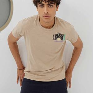 100% Impression de logo personnalisé T-shirts pour hommes Nouveau Design Streetwear avec impression graphique avant/arrière Streetwear pour hommes - Product Image 3