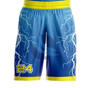 Tissu doux 100% polyesters fabriqués aux couleurs attrayantes Uniforme de basket-ball par sublimation Uniforme de basket-ball entièrement imprimé de bonne qualité - Product Image 5