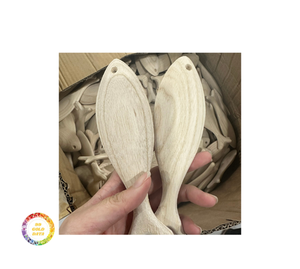 Kit de pintura artesanal DIY de peces de madera para niños, juguete educativo de peces de madera hecho a mano, regalo de decoración del hogar a granel - Product Image 2