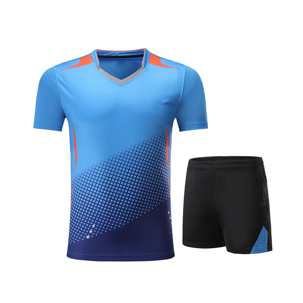 Roupas de tênis de qualidade premium, camisa e shorts masculinos de secagem rápida, confortável e respirável, uniforme de tênis