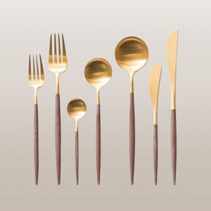 Ensemble de couverts en acier inoxydable de luxe avec poignées colorées, accessoire décoratif pour la cuisine et la table, au meilleur prix de gros - Product Image 6