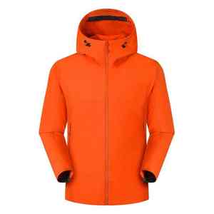 <b>Men's</b> Waterproof Rain <b>Jacket</b> Lightweight Hooded Windbreaker for Running Daily Casual Wear - Product Image 5