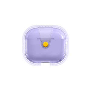 Funda Magnética de Silicona a Prueba de Golpes Netzy SAFA Airbag Series para AirPods de Tercera Generación, Funda Protectora para Auriculares en Morado - Product Image 1