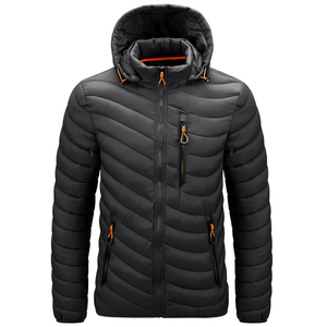 Chaqueta cortavientos unisex de alta calidad, chaqueta acolchada para exteriores de talla grande, chaqueta de invierno de lana para hombre, Chaqueta larga personalizada para hombre - Product Image 3