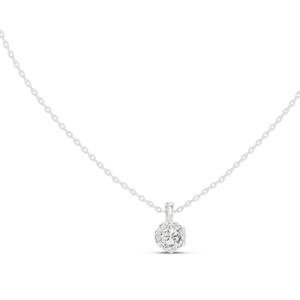 Collier pendentif en diamant VVS-VS EF créé en laboratoire 1 CT, or rose, jaune, blanc 18 carats, 14 carats, bijoux de luxe pour femmes - Product Image 2