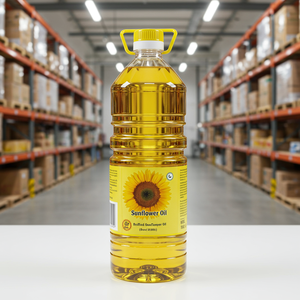 Huile de tournesol raffinée biologique naturelle pure à 100% de qualité supérieure riche en vitamine E Huile saine de qualité alimentaire pour la cuisine - Product Image 1