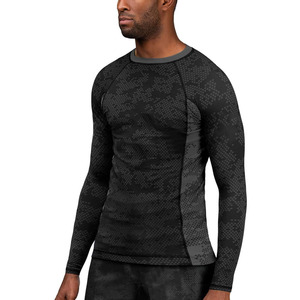 Service OEM Vêtements de Fitness pour Hommes Rash Guard Conceptions de Sublimation Personnalisées Rash Guard Ventes entières Bon marché Rashguards de haute qualité - Product Image 3