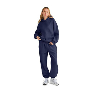 Sudaderas con capucha unisex personalizadas de alta calidad de peso pesado poliéster/algodón polar hombro caído jersey de gran tamaño ropa de calle de invierno - Product Image 5