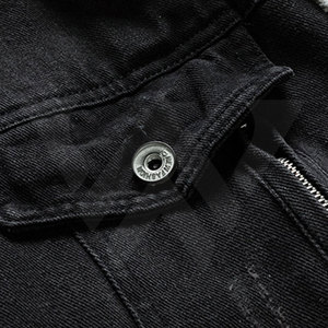 Vêtements de mode hommes veste en jean coupe-vent hommes Jeans veste d'hiver meilleures ventes hommes veste en jean à vendre - Product Image 3