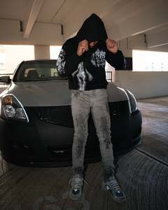 Chándal de invierno para hombre, conjunto de 2 piezas de alta calidad, conjunto de chándal holgado sostenible para hombre, chándales para hombre con cremallera - Product Image 2