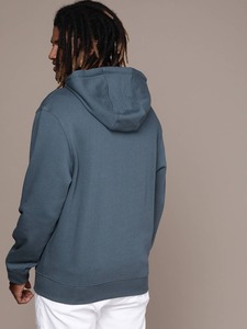 Collection Hiver Décontracté pour Hommes Sweat à Capuche Zippé de Couleur Unie Solide avec Logo Personnalisé Impression Numérique en Gros - Product Image 4