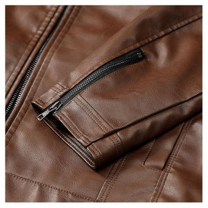 แจ็กเก็ตหนังแท้สำหรับผู้ชายเสื้อแจ็คเก็ตหนังแท้ดีไซน์แบบใส่ได้ทั้งชายและหญิงสินค้ามา2025 - Product Image 5