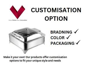 Oferta: Recipiente Cuadrado para Calentar Alimentos con Marco de Acero Inoxidable de 7L, Servidor de Buffet Cuadrado de Acero Inoxidable, Recipiente para Calentar Alimentos con Marco de Acero Inoxidable - Product Image 3