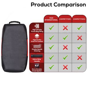 Tùy chỉnh chất lượng cao màu đen + đỏ Jumbo cong tấn công lá chắn - Product Image 6