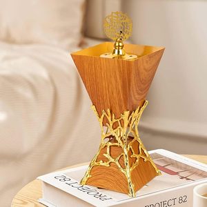 Traditional Arabic Luxury <b>Bakhoor</b> & <b>Oud</b> Incense Burner by the QUALITY COLLECTION Brass Religious 100% Natural Durable - Product Image 1