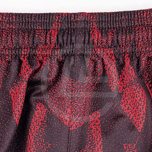 Short de basket-ball imprimé pour hommes avec maille respirante et taille ajustable, coupe athlétique longue pour les sports d'été - Product Image 6