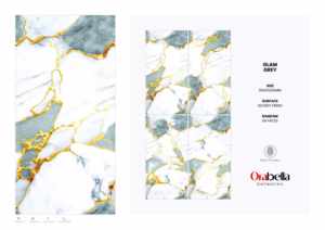 Carreaux de sol en porcelaine Golden Endless 600x1200 Finition brillante mate Carreaux de sol et de mur - Product Image 3