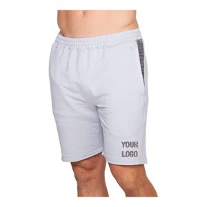 Customized logo mens cotton shorts sweat Men Fitness Running Short Breathable Gym Shorts cotton shorts - Product Image 3